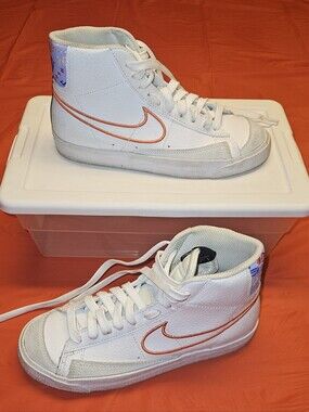 Nike Blazer Mid '77 SE GS "White Magic Ember" Size 4.5Y Classic Retro Hoops